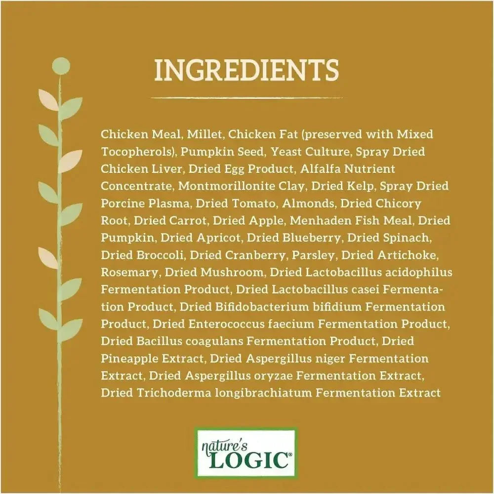 Nature's Logic Feline Chicken Meal Feast All Life Stages Dry Cat Food - Talis Us