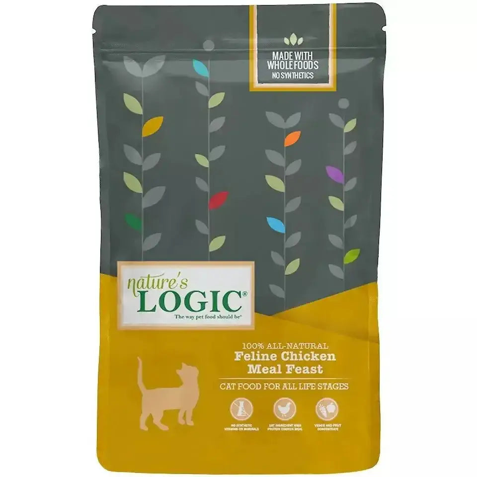 Nature's Logic Feline Chicken Meal Feast All Life Stages Dry Cat Food Nature's Logic