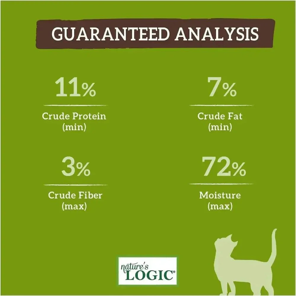 Nature's Logic Feline Turkey Feast Grain - Free Canned Cat Food 5.5 oz Case of 24 - Talis Us