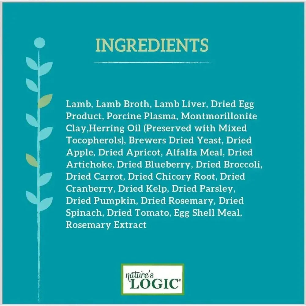 Nature's Logic Lamb Feast Grain - Free Canned Dog Food 13.2 oz case of 12 - Talis Us