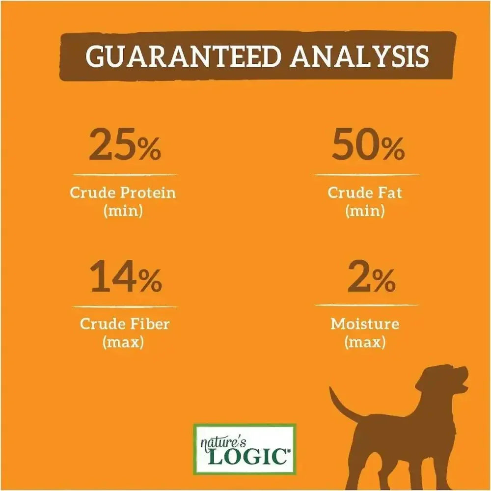 Nature’s Logic Peanut Butter Canine Dog Treat 12 oz. Jar - Talis Us