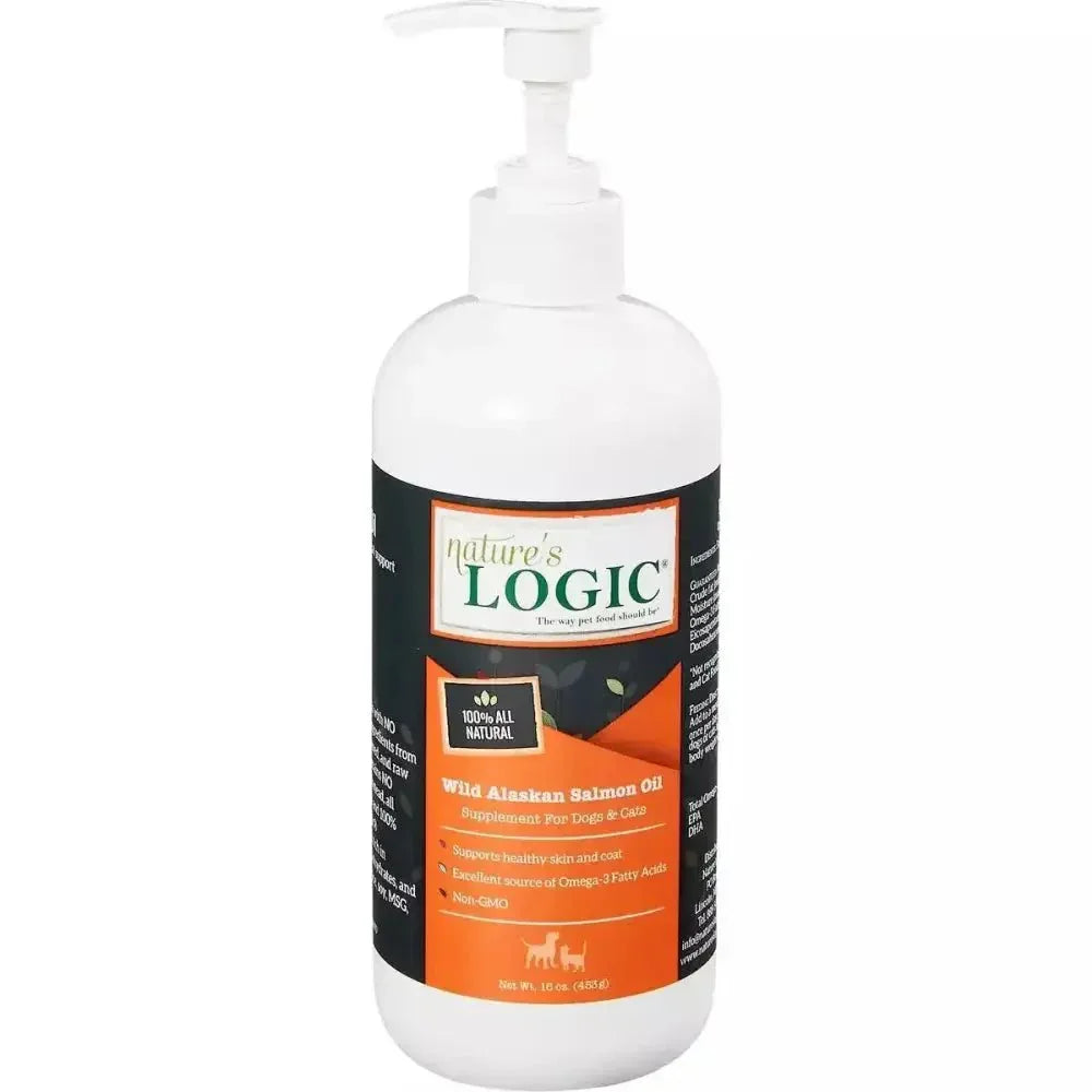 Nature’s Logic Wild Alaskan Salmon Oil Dog & Cat Supplement - 32 oz. Bottle - Talis Us