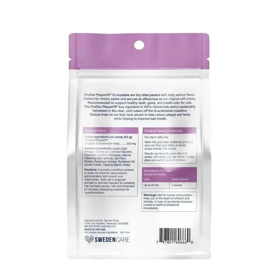 NaturVet ProDen PlaqueOff Scoopables Cat Dental Treat 5.5 oz - Talis Us