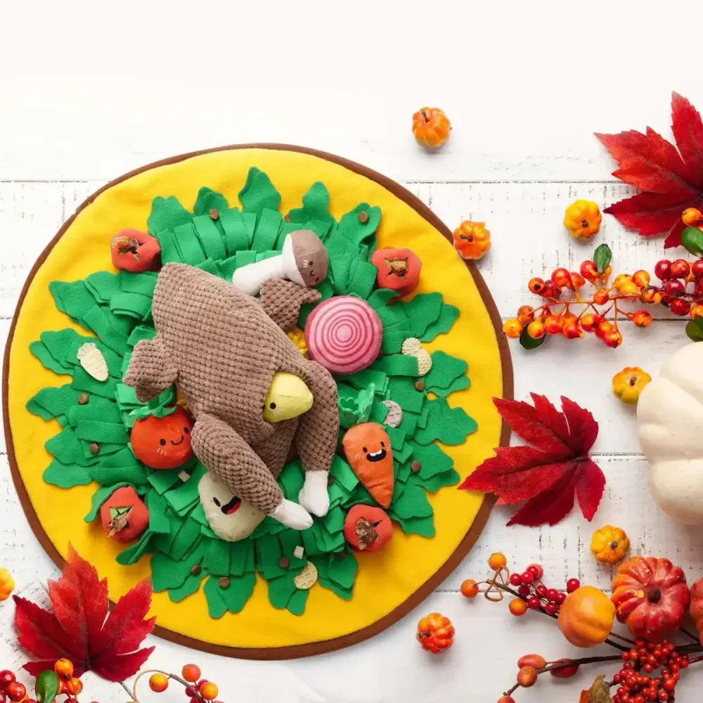 Nocciola Colorful Turkey - Themed Dog Toys - Perfect for Puppies and Small Breeds - Talis Us
