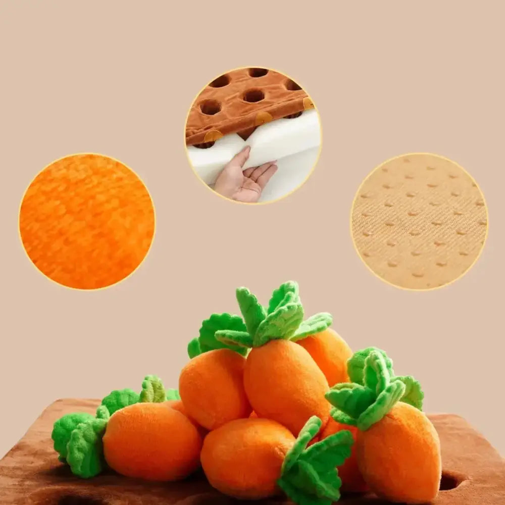 Nocciola Hide & Chew Carrot Enrichment Toy - Talis Us