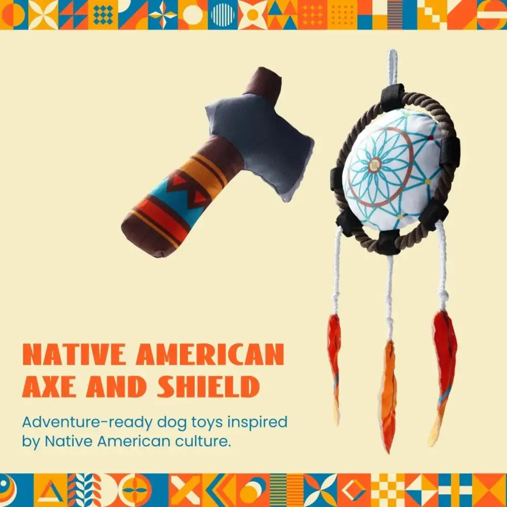 Nocciola Native Adventure 6 - in - 1 Squeaky Dog Toy Set - Talis Us