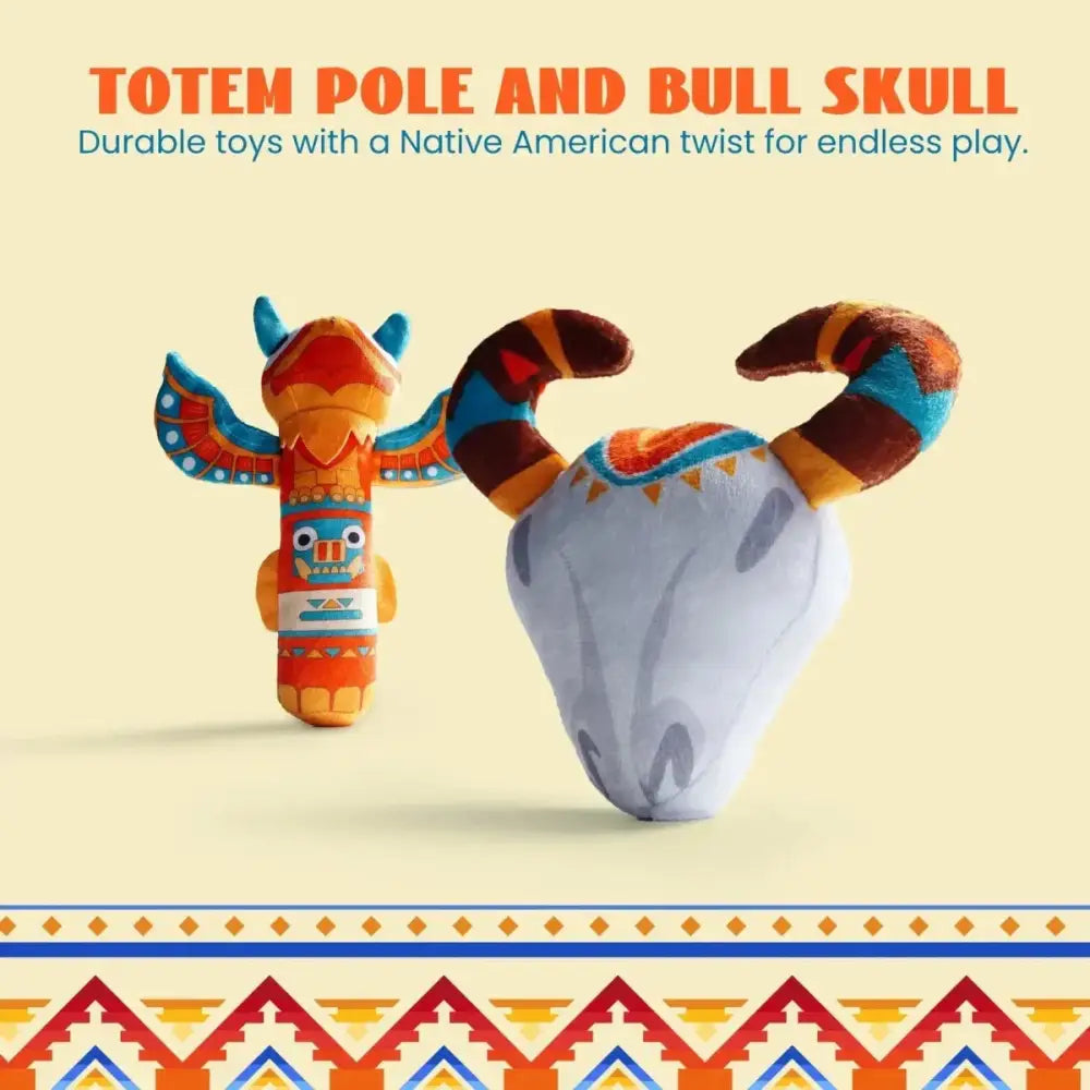 Nocciola Native Adventure 6 - in - 1 Squeaky Dog Toy Set - Talis Us