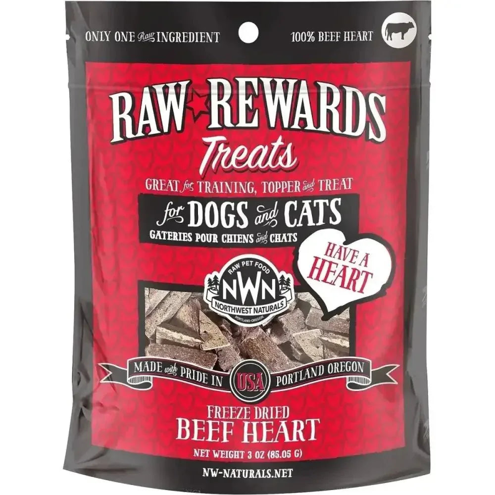 Northwest Naturals Beef Heart Freeze - Dried Treats for Dogs and Cats - Talis Us