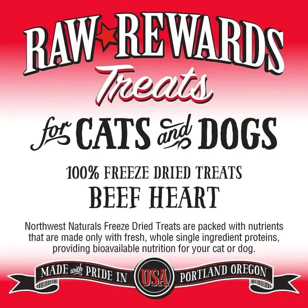 Northwest Naturals Beef Heart Freeze - Dried Treats for Dogs and Cats - Talis Us