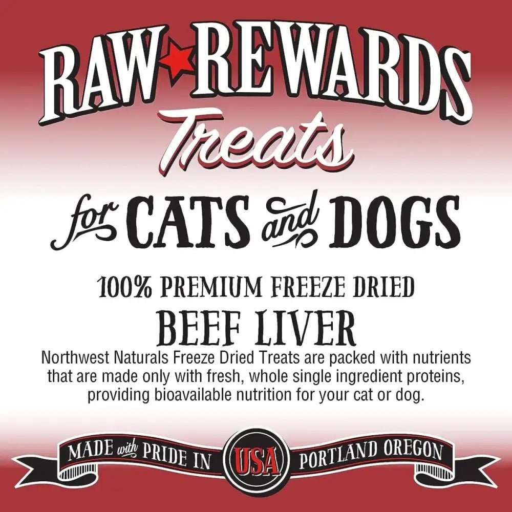 Northwest Naturals Beef Liver Freeze - Dried Treats for Dogs and Cats - Talis Us