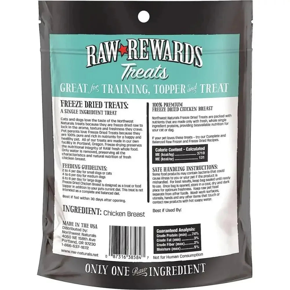 Northwest Naturals Chicken Breast Freeze - Dried Treats for Dogs and Cats - Talis Us