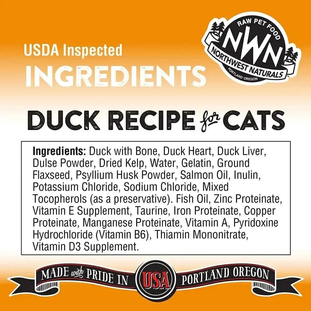 Northwest Naturals Freeze Dried Cats Nibbles Duck Cat Food - Talis Us