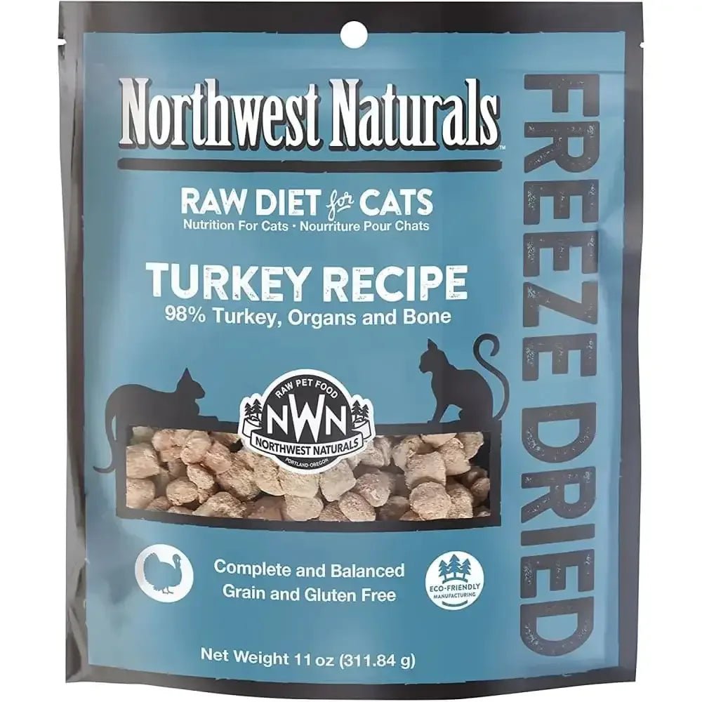 Northwest Naturals Freeze Dried Cats Nibbles Turkey Cat Food 11 oz - Talis Us