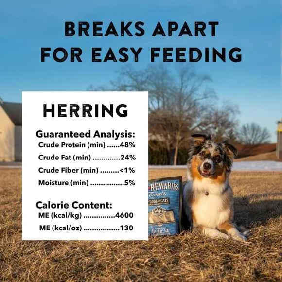 Northwest Naturals Freeze-Dried Herring Treats for Dogs & Cats 13oz