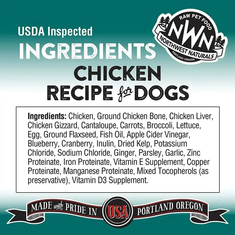 Northwest Naturals Freeze Dried Raw Diet for Dogs Chicken Nuggets Dog Food Northwest Naturals