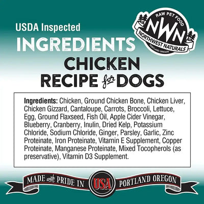 Northwest Naturals Freeze Dried Raw Diet for Dogs Chicken Nuggets Dog Food Northwest Naturals