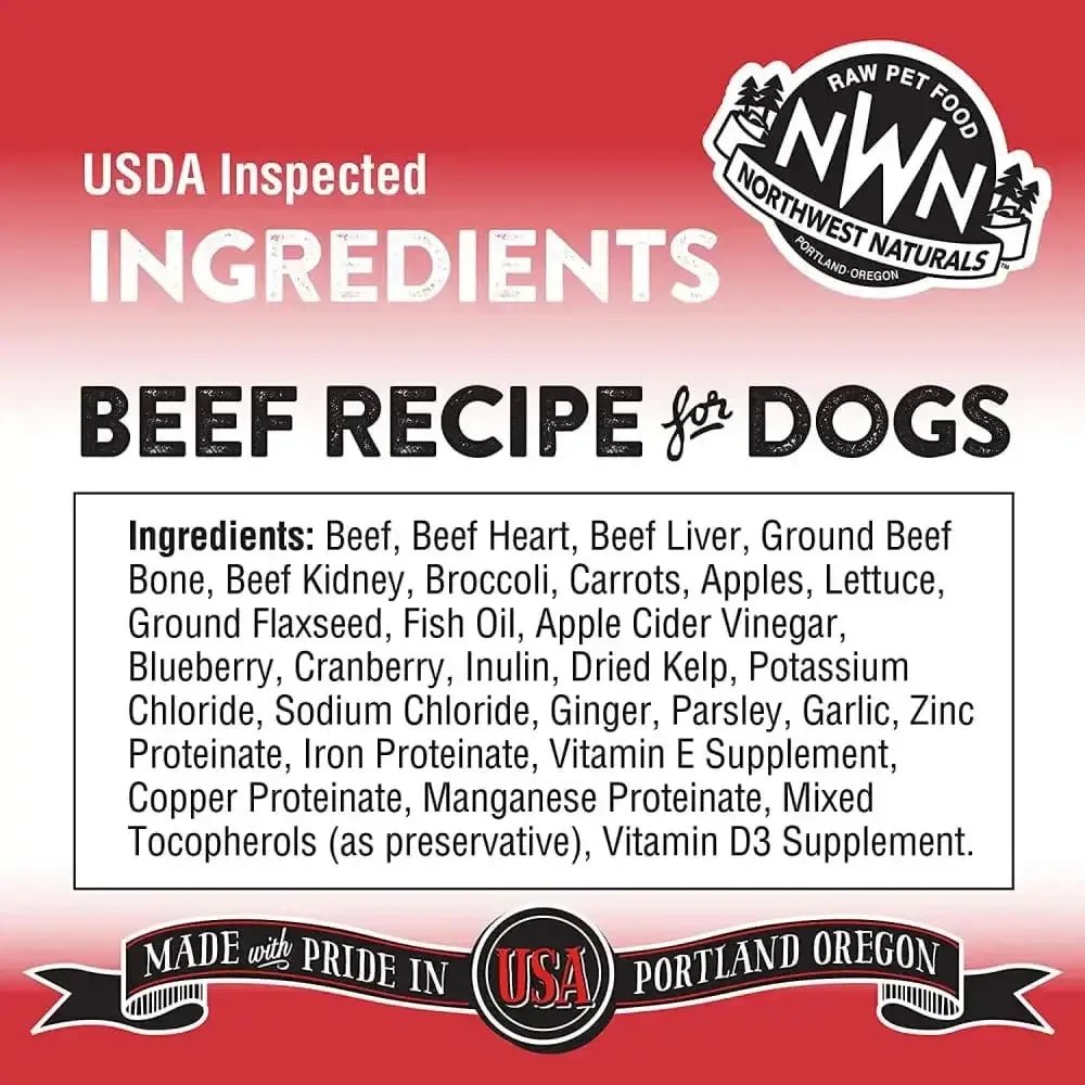 Northwest Naturals Freeze Dried Raw Diet for Dogs Beef Nuggets Dog Food - Talis Us