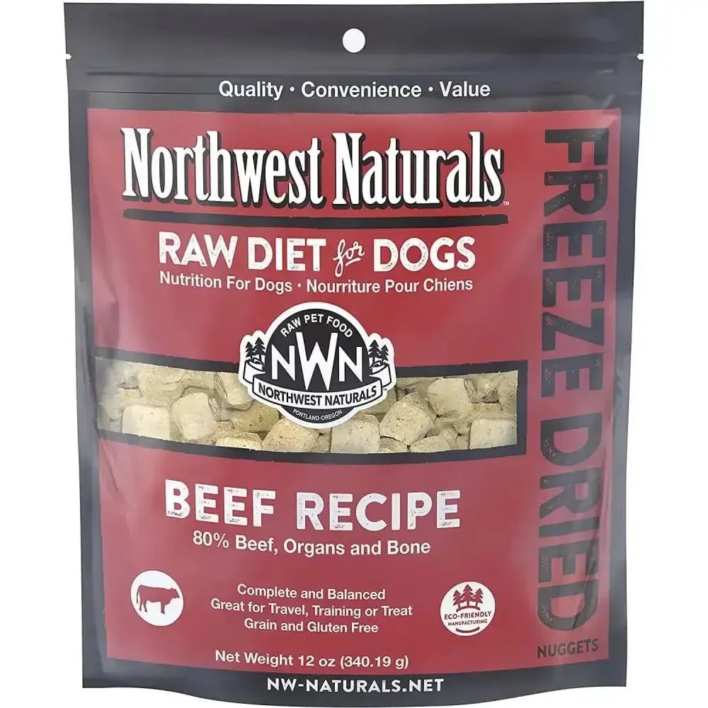 Northwest Naturals Freeze Dried Raw Diet for Dogs Beef Nuggets Dog Food - Talis Us