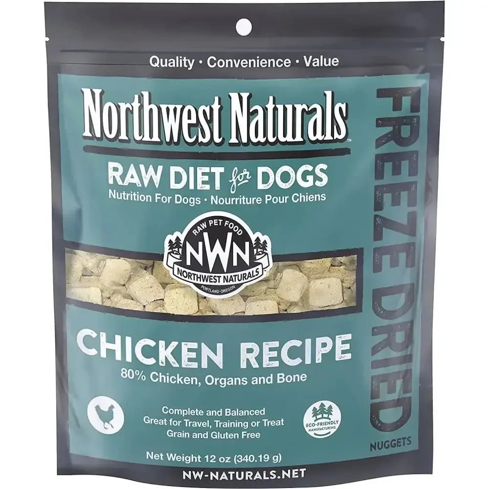 Northwest Naturals Freeze Dried Raw Diet for Dogs Chicken Nuggets Dog Food - Talis Us