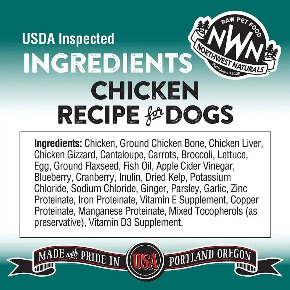 Northwest Naturals Freeze Dried Raw Diet for Dogs Chicken Nuggets Dog Food - Talis Us