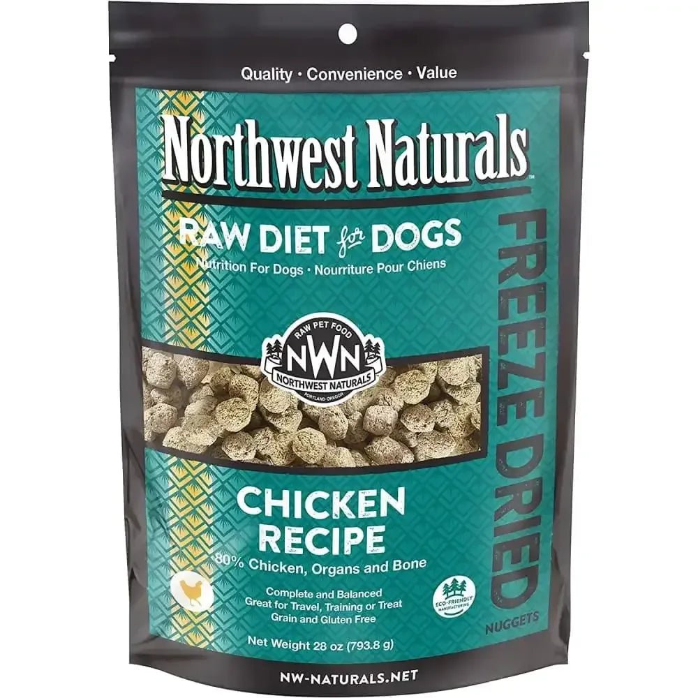 Northwest Naturals Freeze Dried Raw Diet for Dogs Chicken Nuggets Dog Food - Talis Us