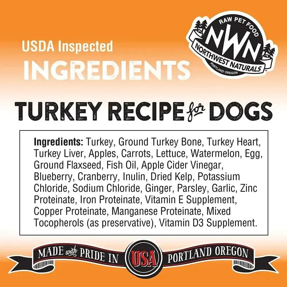 Northwest Naturals Freeze Dried Raw Diet for Dogs Turkey Nuggets Dog Food - Talis Us