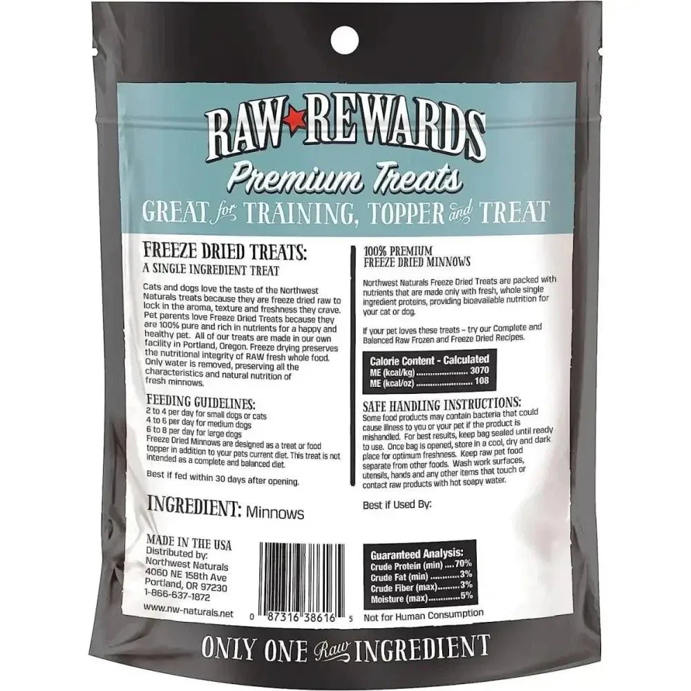 Northwest Naturals Minnows Freeze - Dried Treats for Dogs and Cats - Talis Us