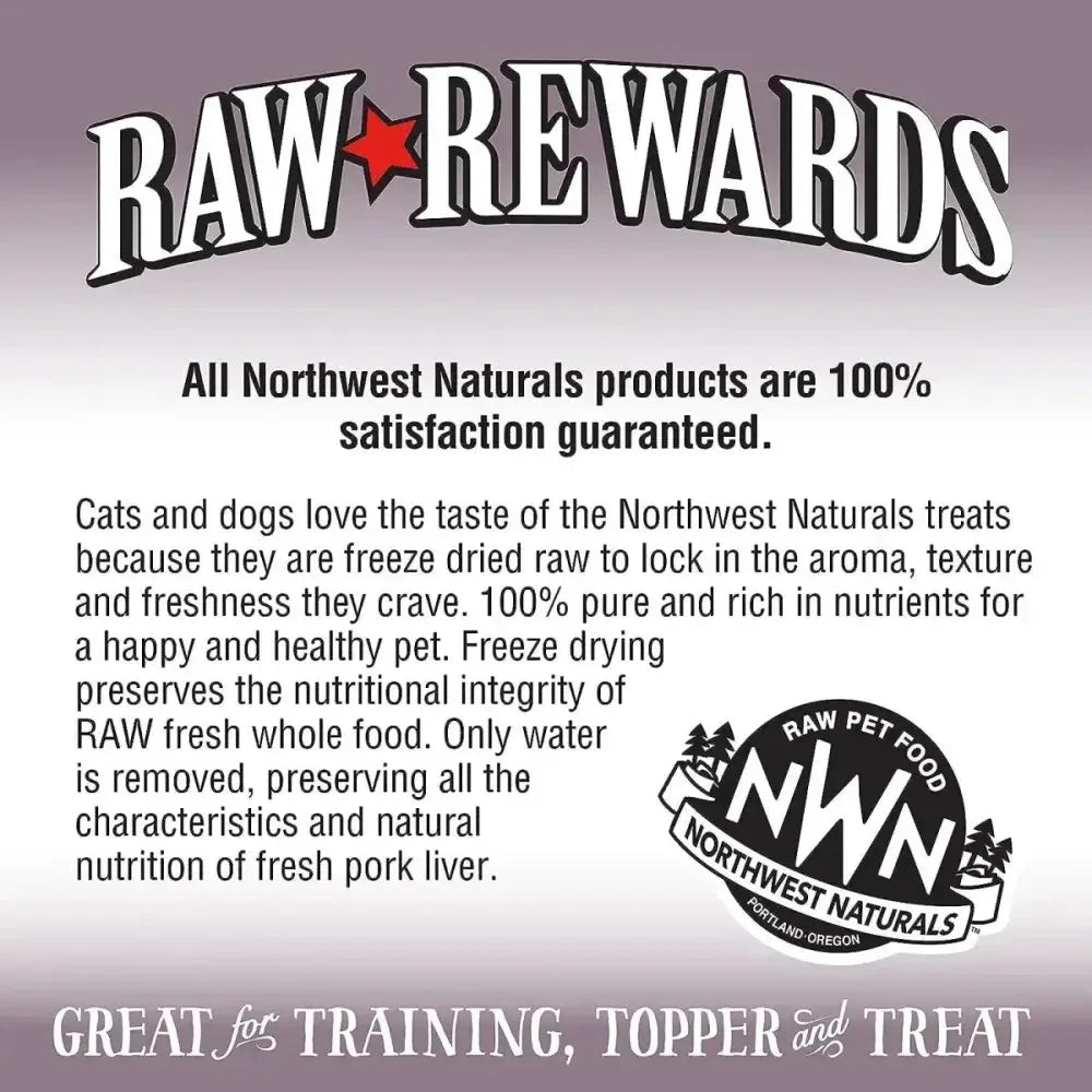 Northwest Naturals Pork Liver Freeze - Dried Treats for Dogs and Cats - Talis Us