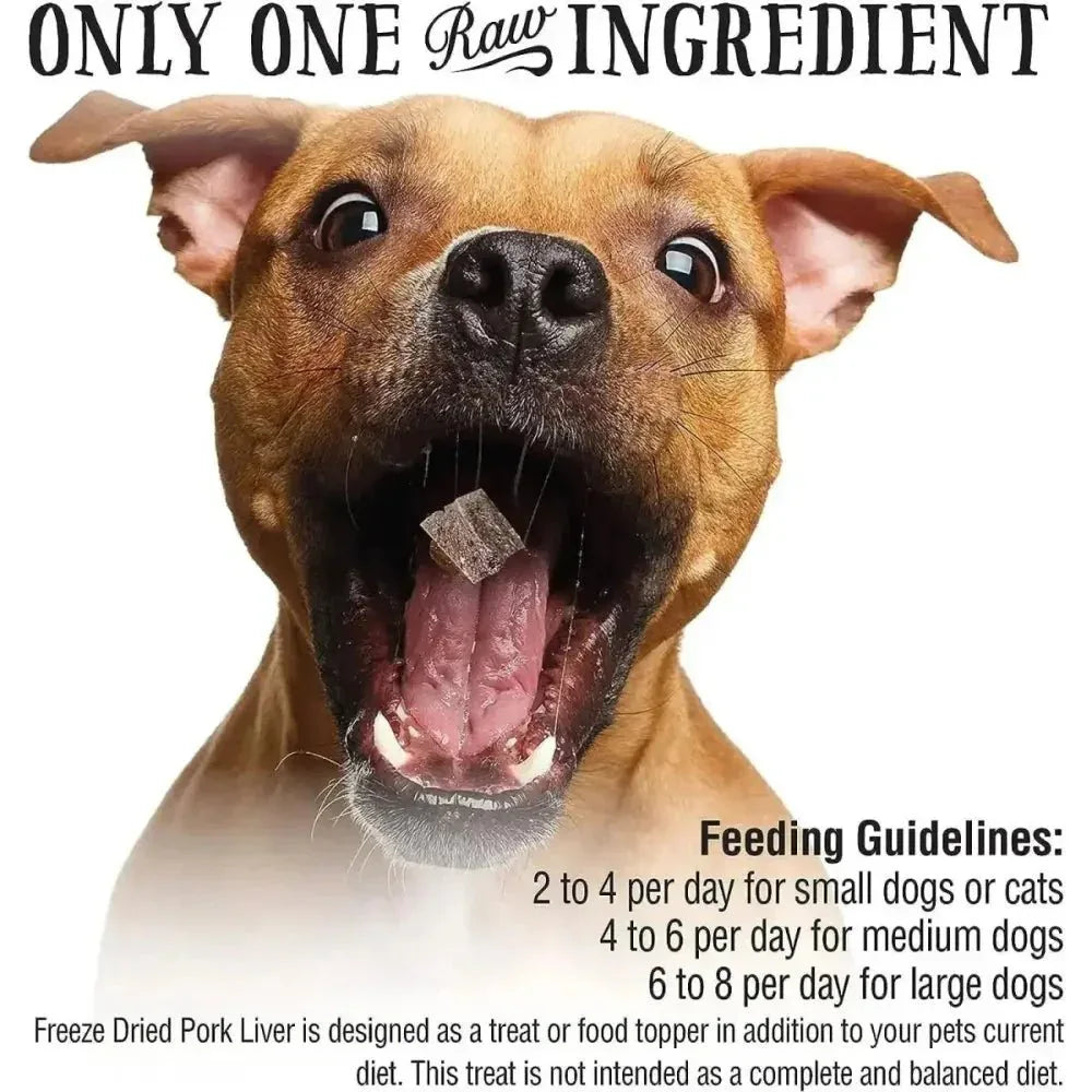 Northwest Naturals Pork Liver Freeze - Dried Treats for Dogs and Cats - Talis Us