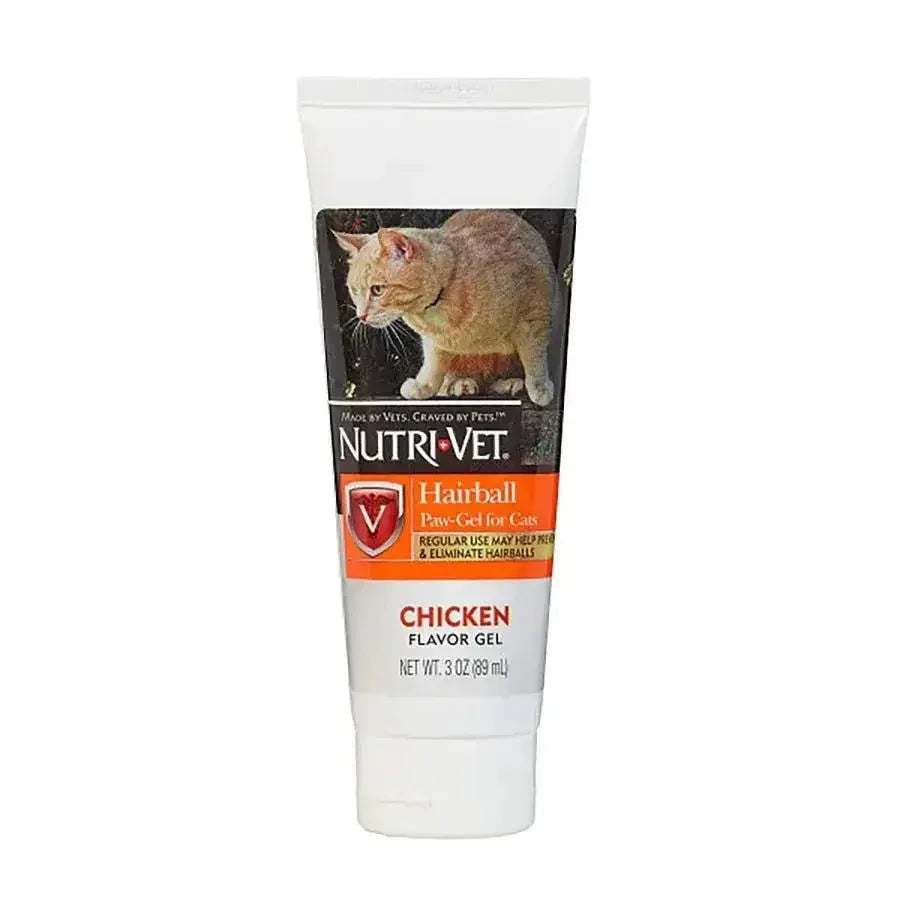 Nutri - Vet Hairball Chicken Flavor Paw - Gel for Cats 3 oz - Talis Us