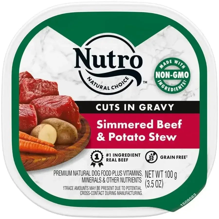 Nutro Products Grain Free Cuts in Gravy Adult Wet Dog Food Beef & Potato Stew - Talis Us