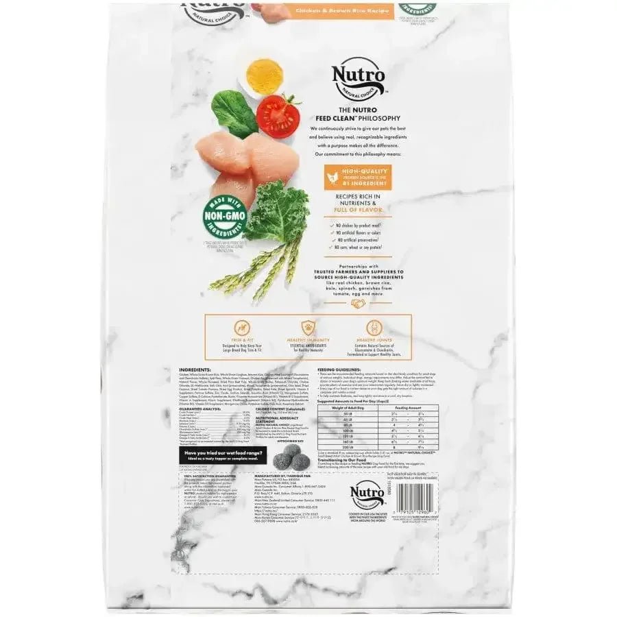 Nutro Products Natural Choice Large Breed Adult Dry Dog Food Chicken & Brown Rice - Talis Us