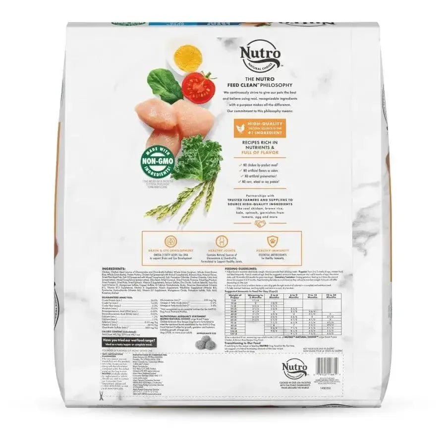 Nutro Products Natural Choice Large Breed Puppy Dry Dog Food 30 lb - Talis Us