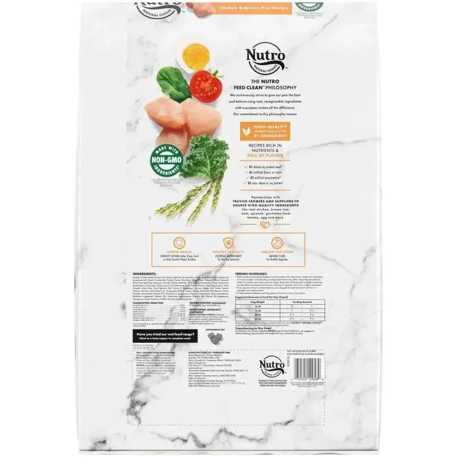 Nutro Products Natural Choice Small Breed Adult Dry Dog Food Chicken & Brown Rice - Talis Us
