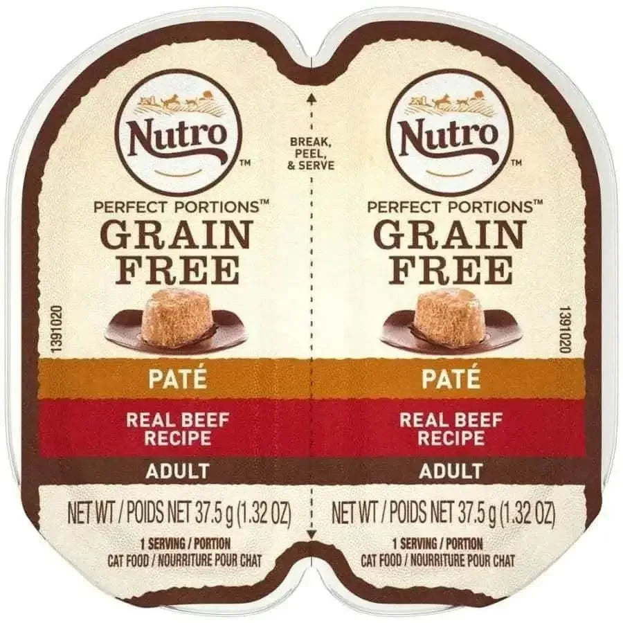 Nutro Products Perfect Portions Grain Free Paté Adult Wet Cat Food 2.6 oz Nutro CPD