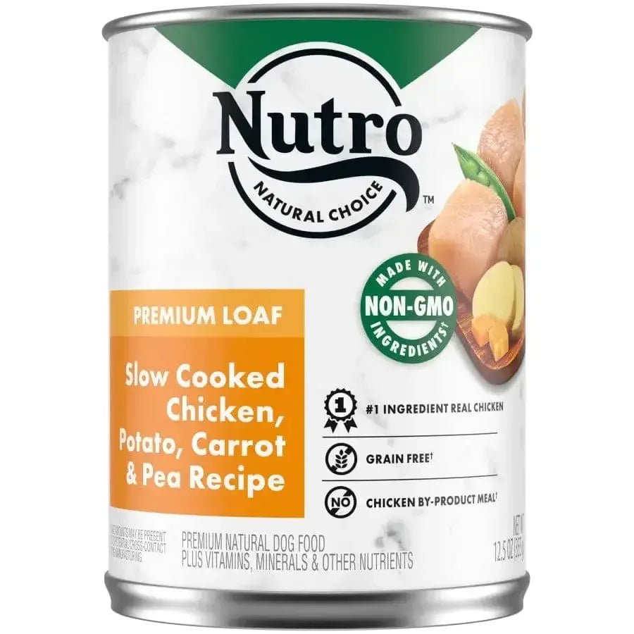Nutro Products Premium Loaf Adult Wet Dog Food 12.5 oz, 12 pk - Talis Us