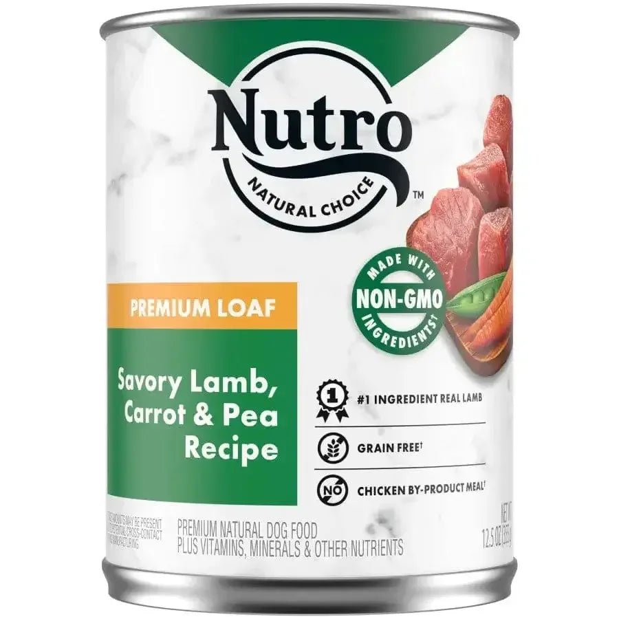 Nutro Products Premium Loaf Adult Wet Dog Food 12.5 oz, 12 pk - Talis Us