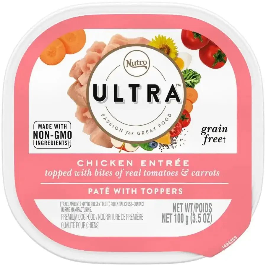Nutro Products Ultra Grain Free Paté w/Toppers Adult Wet Dog Food - Talis Us