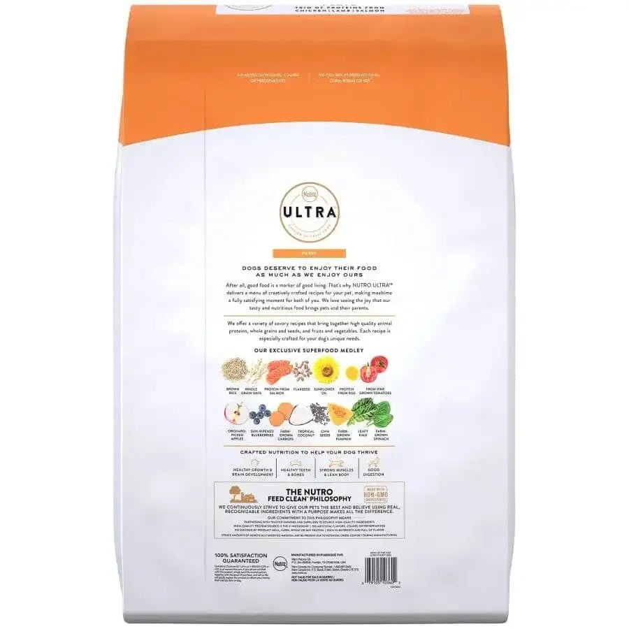 Nutro Products Ultra High Protein Puppy Dry Dog Food Chicken, Lamb & Salmon - Talis Us