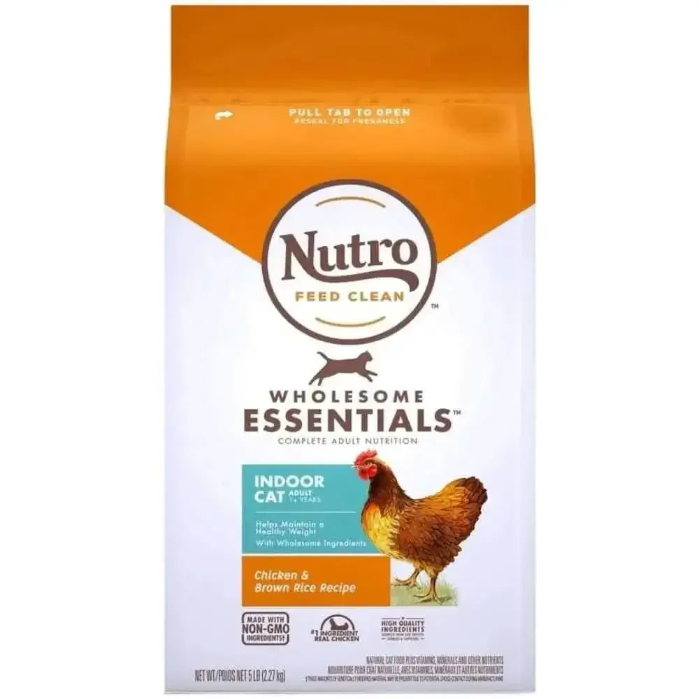 Nutro Products Wholesome Essentials Healthy Weight Indoor Adult Dry Cat Food Chicken & Brown Rice Nutro CPD