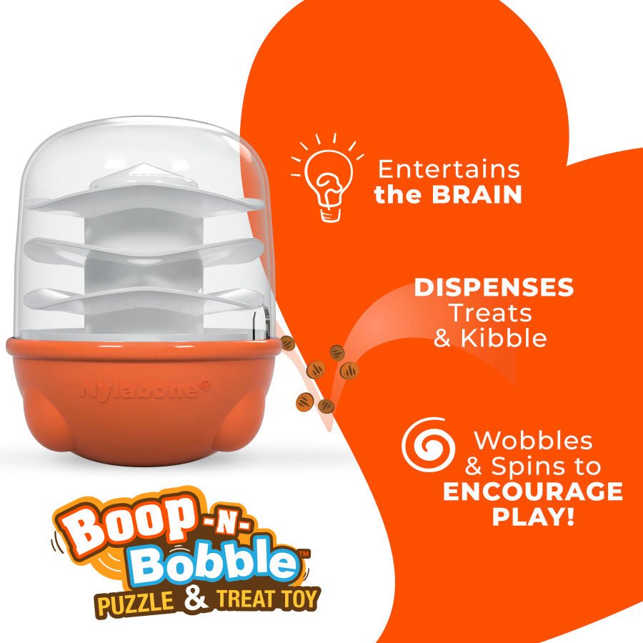 Nylabone Boop N Bobble Interactive Dog Puzzle Toy and Treat Dispenser - Talis Us