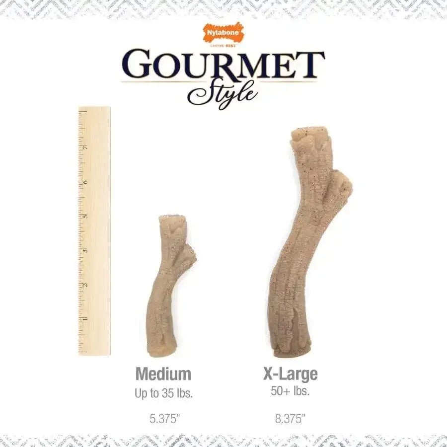 Nylabone Gourmet Style Strong Chew Stick Dog Toy - Talis Us