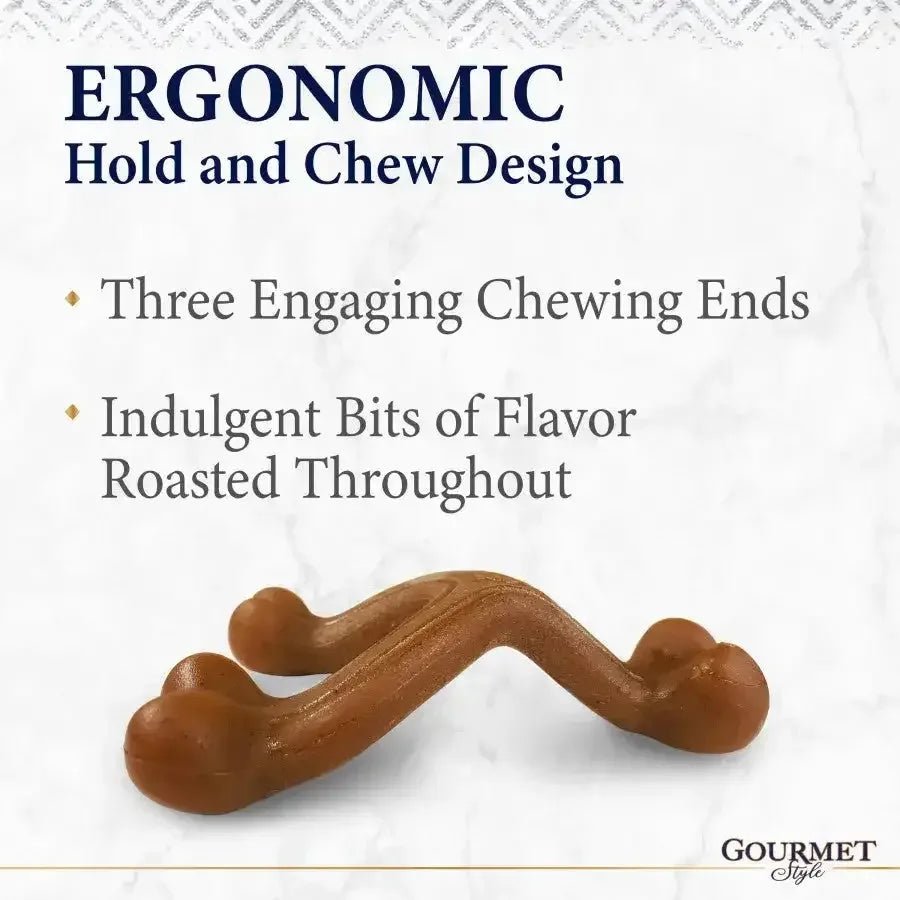 Nylabone Gourmet Style Strong Chew Wishbone Dog Toy Wishbone, - Talis Us