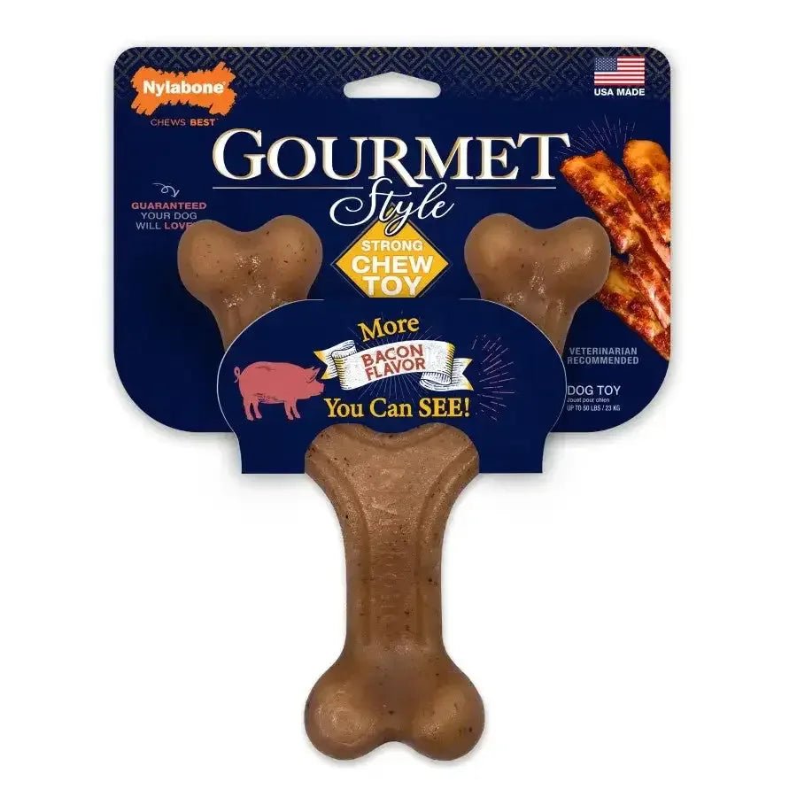 Nylabone Gourmet Style Strong Chew Wishbone Dog Toy Wishbone, - Talis Us