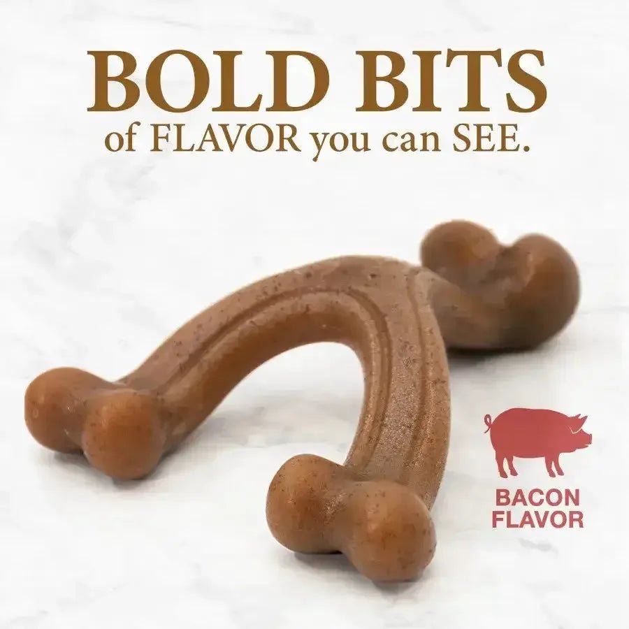Nylabone Gourmet Style Strong Chew Wishbone Dog Toy Wishbone, - Talis Us