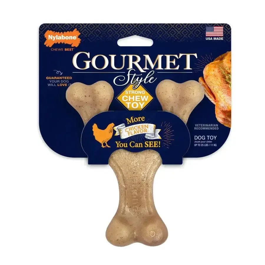 Nylabone Gourmet Style Strong Chew Wishbone Dog Toy Wishbone, - Talis Us