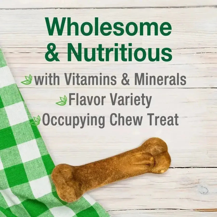 Nylabone Healthy Edibles All - Natural Long Lasting Bacon Flavor Chew Treats - Talis Us