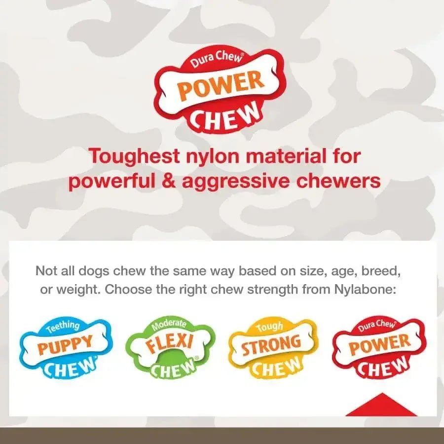 Nylabone Power Chew Camo Dog Toy - Talis Us