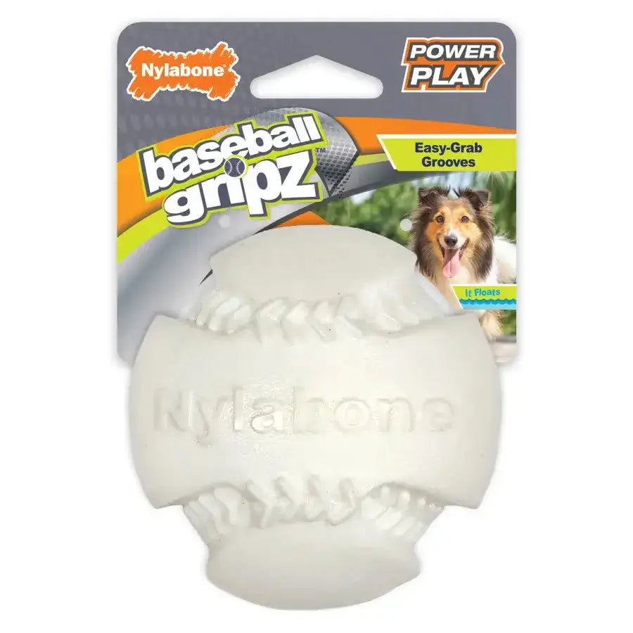 Nylabone Power Play Dog Baseball Gripz Nylabone
