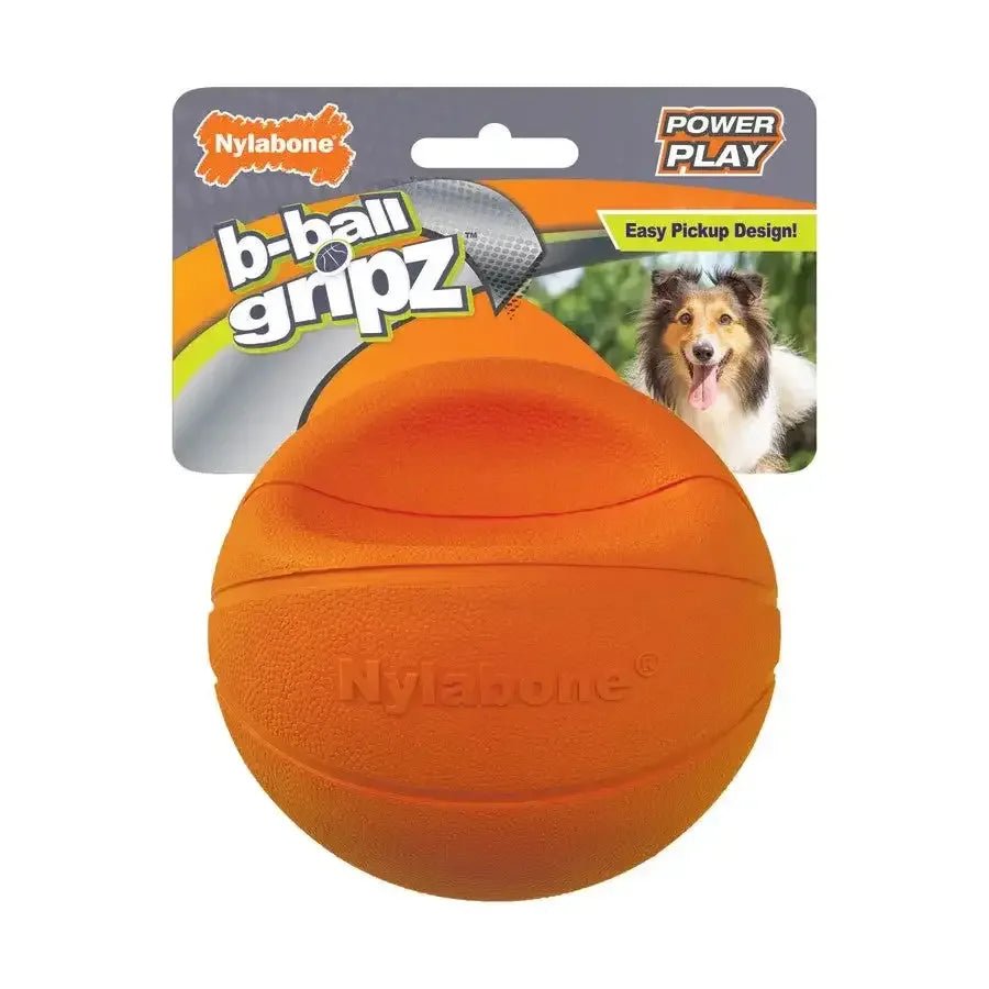 Nylabone Power Play Dog Basketball B - Ball Gripz - Talis Us